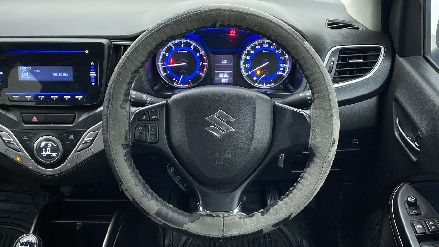 2019 Maruti Baleno DELTA PETROL 1.2, Petrol, Manual, 15,650 km, Steering Wheel Close Up