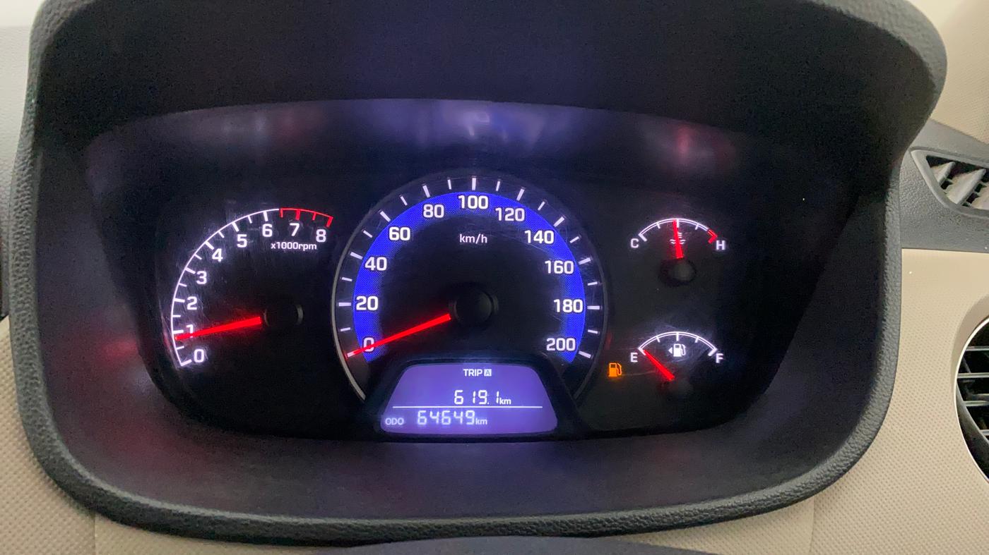 2016 Hyundai Xcent S 1.2, Petrol, Manual, 64,717 km, Odometer Image