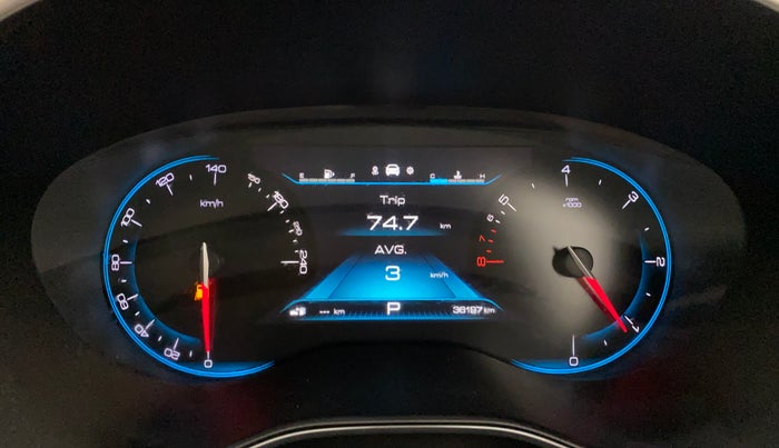 2022 MG HECTOR PLUS SHARP 1.5 PETROL TURBO CVT 6-STR, Petrol, Automatic, 36,197 km, Odometer Image