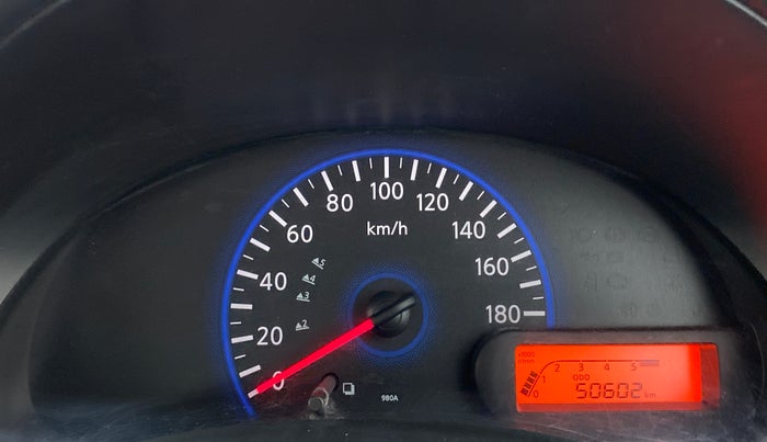 2017 Datsun Go T, Petrol, Manual, 50,602 km, Odometer Image