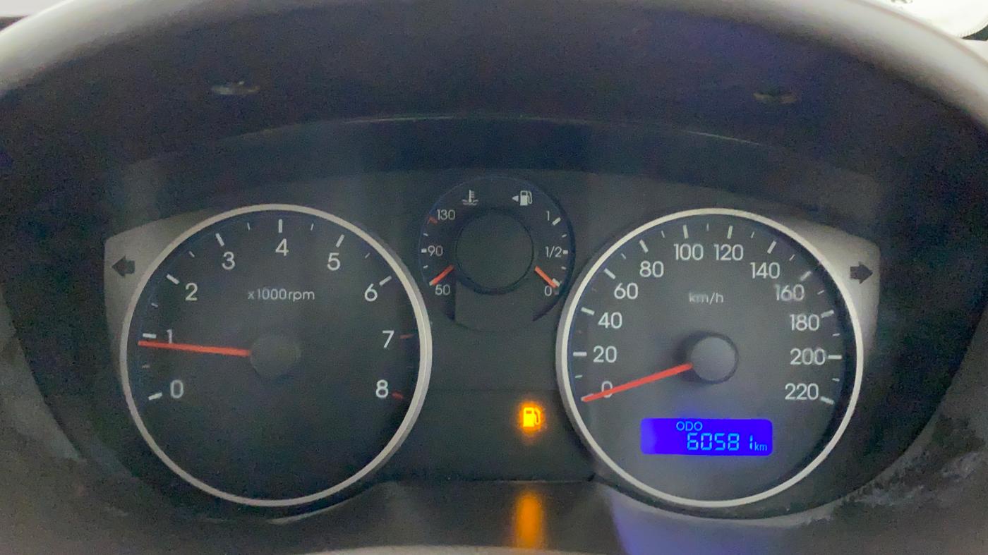 2011 Hyundai i20 MAGNA 1.2, Petrol, Manual, 60,580 km, Odometer Image
