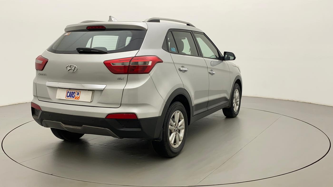 2016 Hyundai Creta SX PLUS 1.6 PETROL, Petrol, Manual, 1,22,446 km, Right Back Diagonal