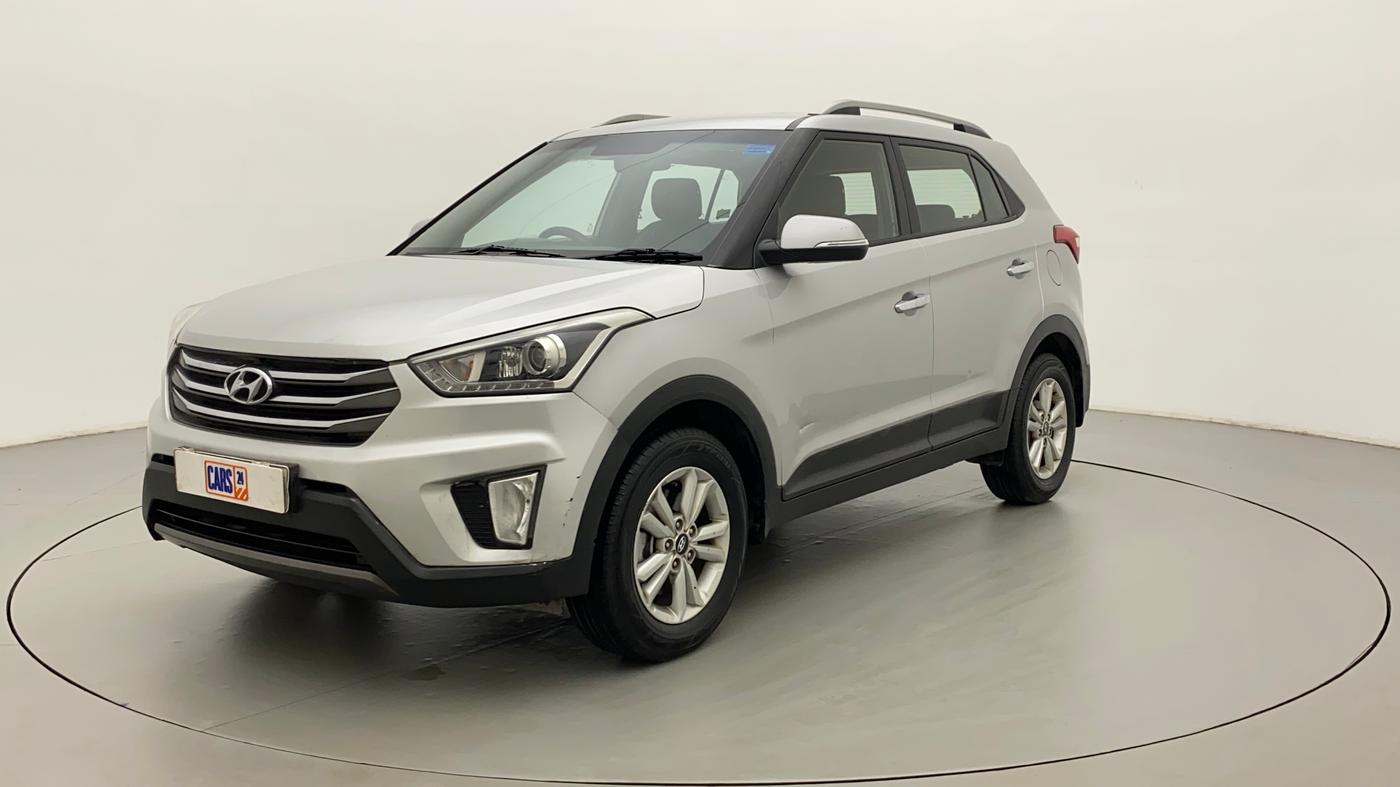 2016 Hyundai Creta SX PLUS 1.6 PETROL, Petrol, Manual, 1,22,446 km, Left Front Diagonal