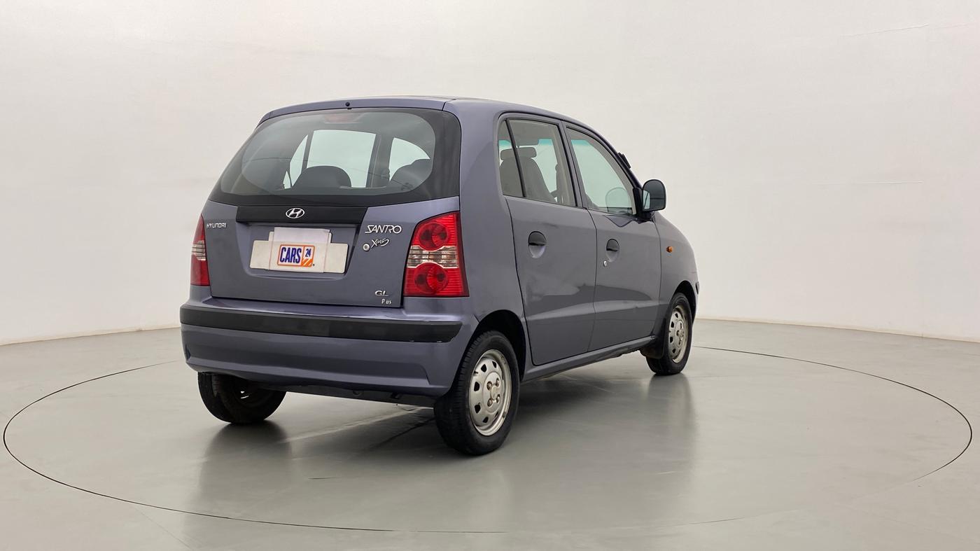 2011 Hyundai Santro Xing GL PLUS, Petrol, Manual, 70,301 km, Right Back Diagonal