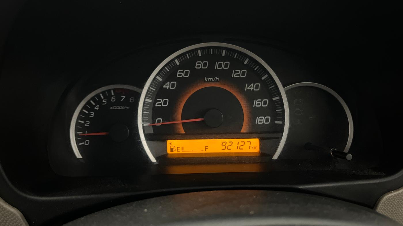 2016 Maruti Wagon R 1.0 VXI, Petrol, Manual, 92,127 km, Odometer Image