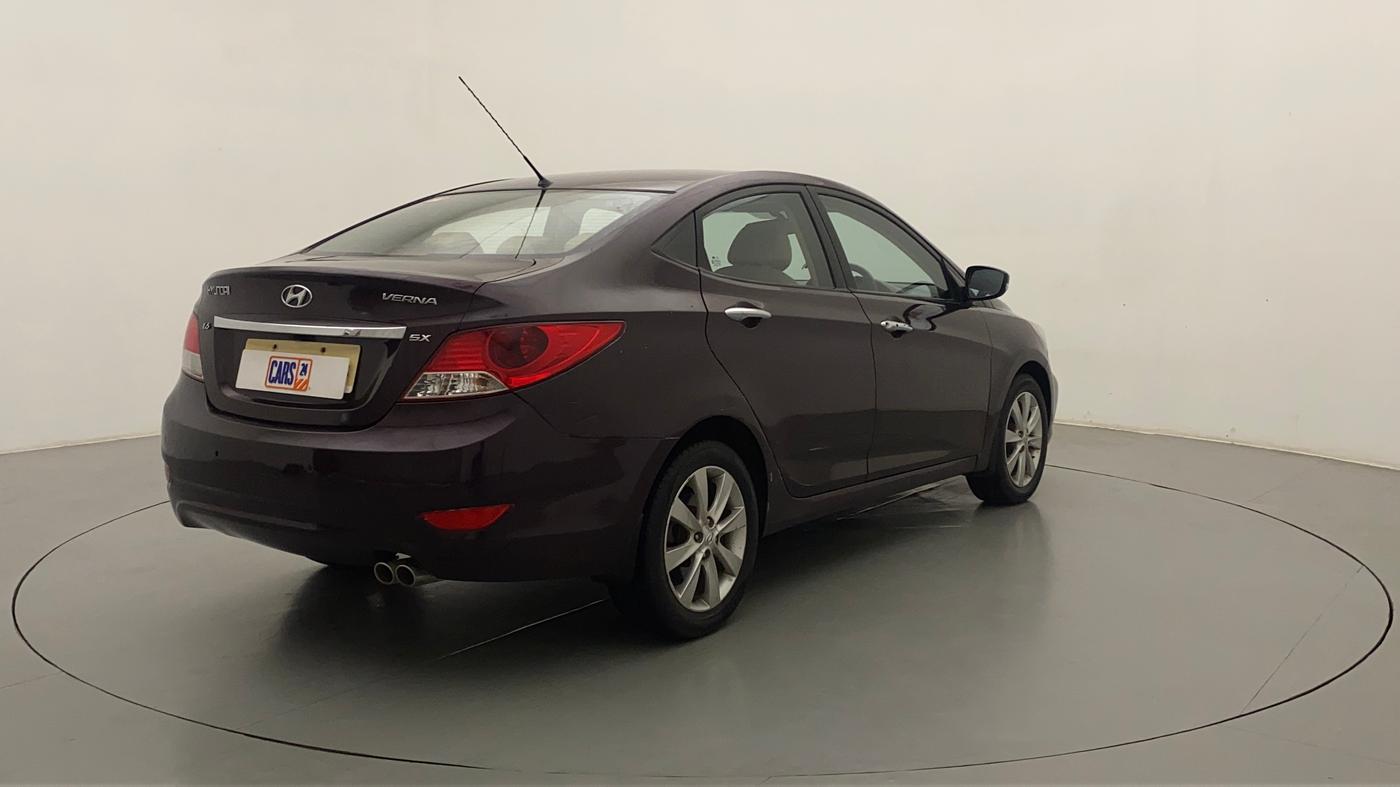 2013 Hyundai Verna FLUIDIC 1.6 VTVT SX, Petrol, Manual, 65,914 km, Right Back Diagonal
