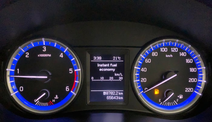 2017 Maruti S Cross ZETA 1.3, Diesel, Manual, 65,637 km, Odometer Image