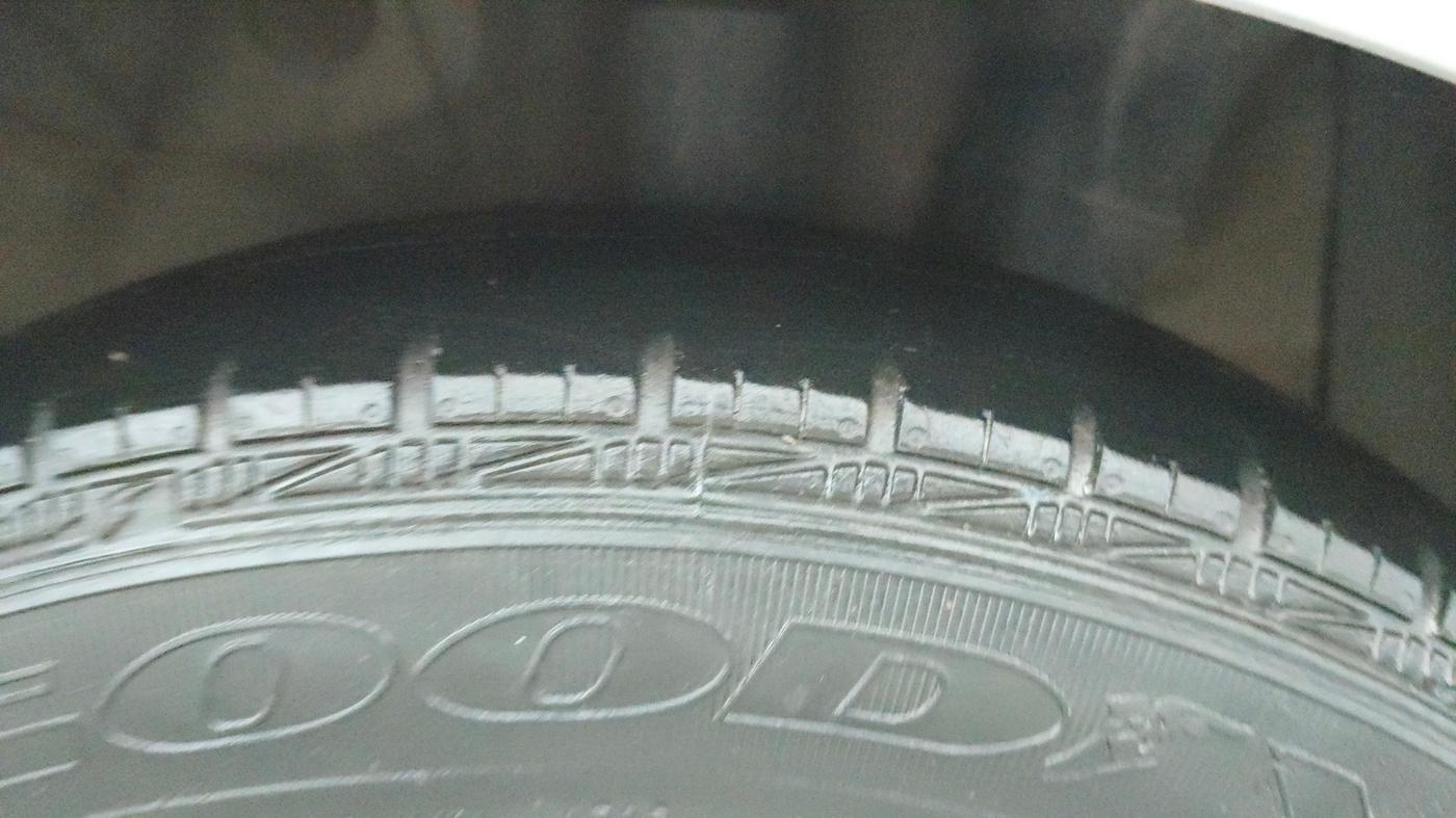 2014 Hyundai Xcent S 1.2, CNG, Manual, 88,393 km, Left Rear Tyre Tread