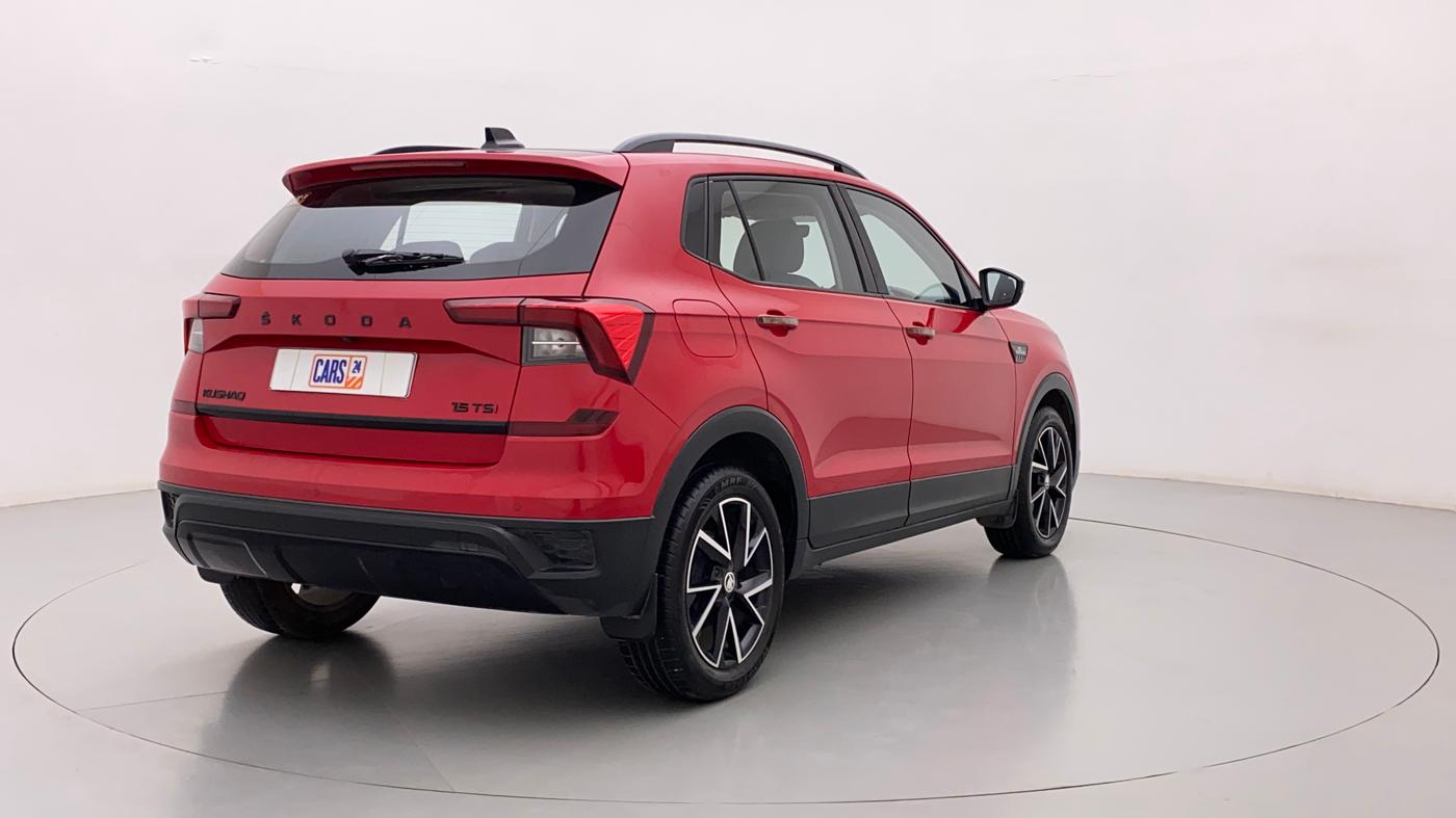 2022 Skoda KUSHAQ MONTE CARLO 1.5L TSI DSG, Petrol, Automatic, 18,748 km, Right Back Diagonal