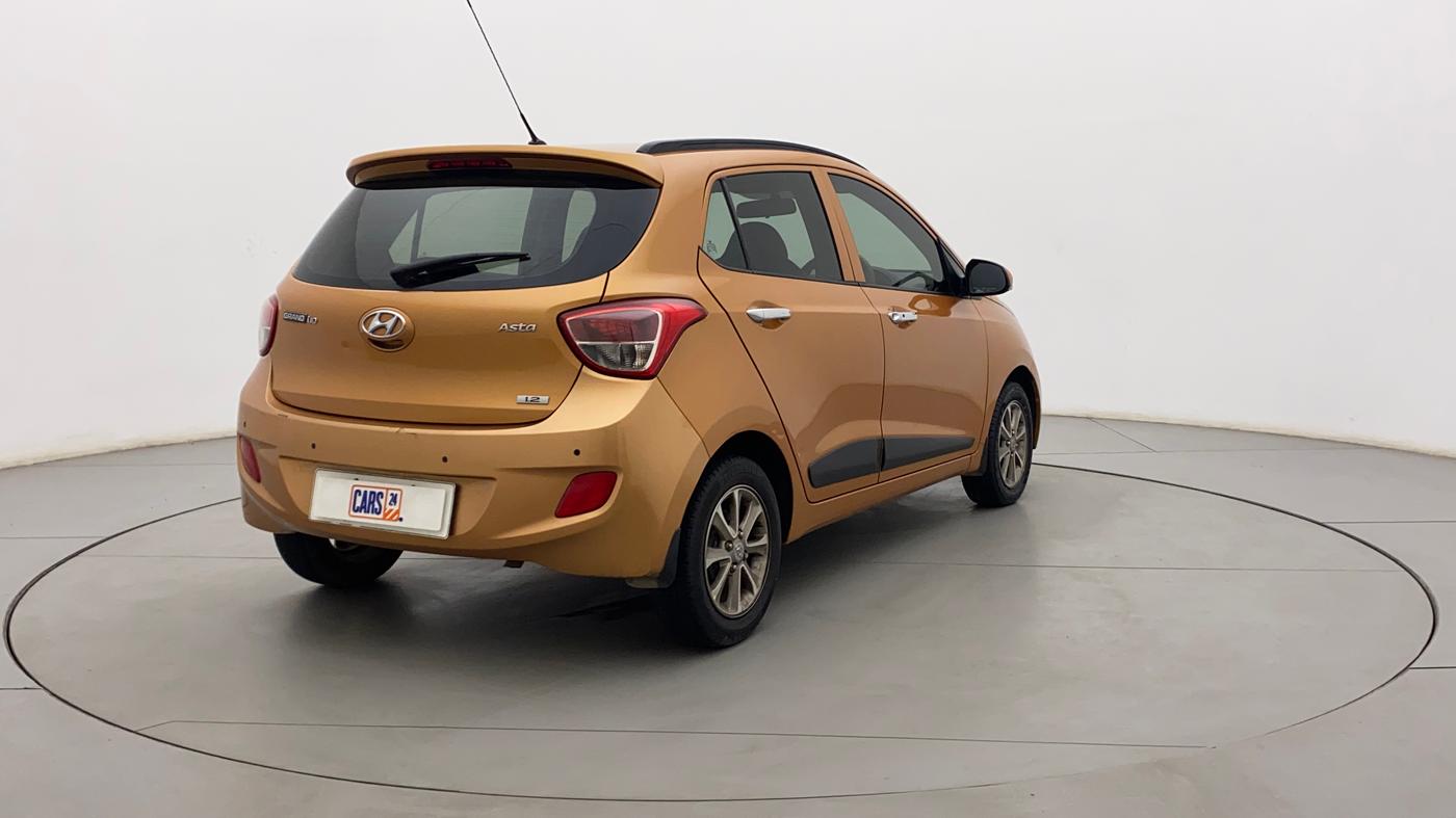 2016 Hyundai Grand i10 ASTA (O) 1.2 KAPPA VTVT, Petrol, Manual, 73,726 km, Right Back Diagonal