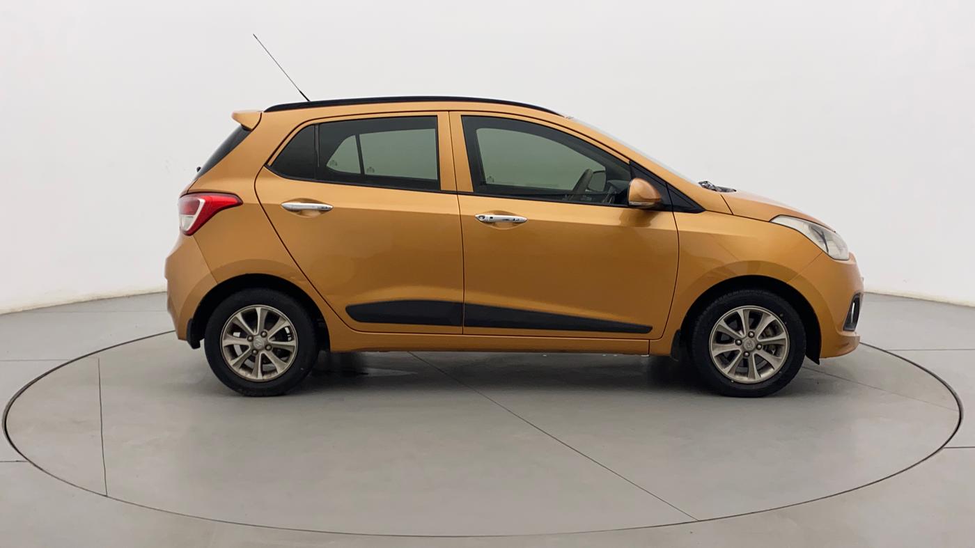 2016 Hyundai Grand i10 ASTA (O) 1.2 KAPPA VTVT, Petrol, Manual, 73,726 km, Right Side View