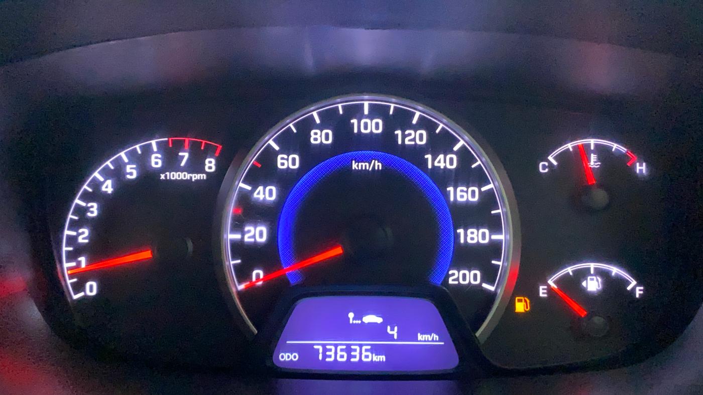 2016 Hyundai Grand i10 ASTA (O) 1.2 KAPPA VTVT, Petrol, Manual, 73,726 km, Odometer Image