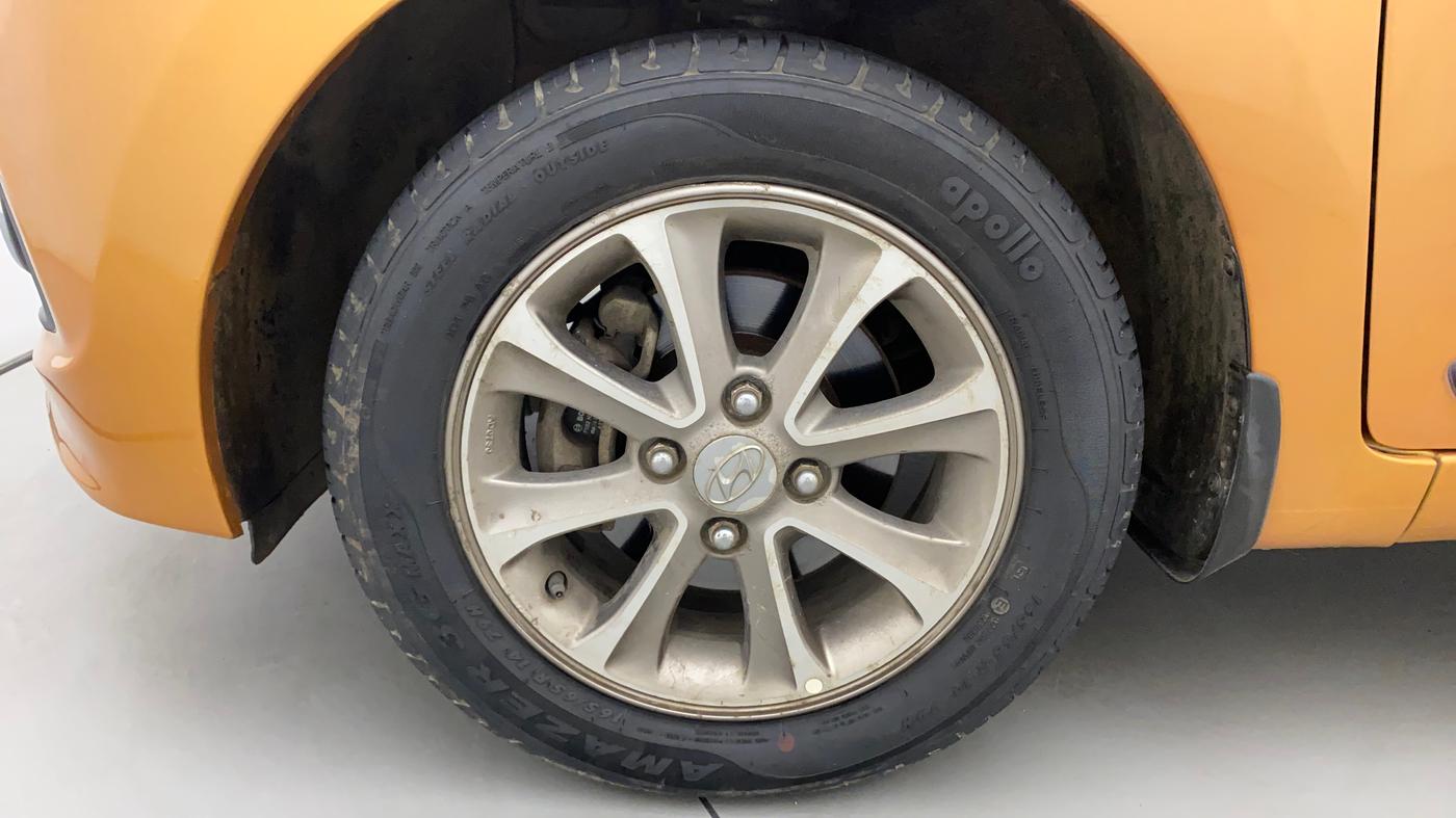 2016 Hyundai Grand i10 ASTA (O) 1.2 KAPPA VTVT, Petrol, Manual, 73,726 km, Left Front Wheel