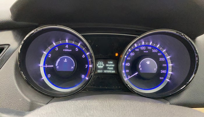 2012 Hyundai Sonata 2.4 GDI MT, Petrol, Manual, 1,07,044 km, Odometer Image