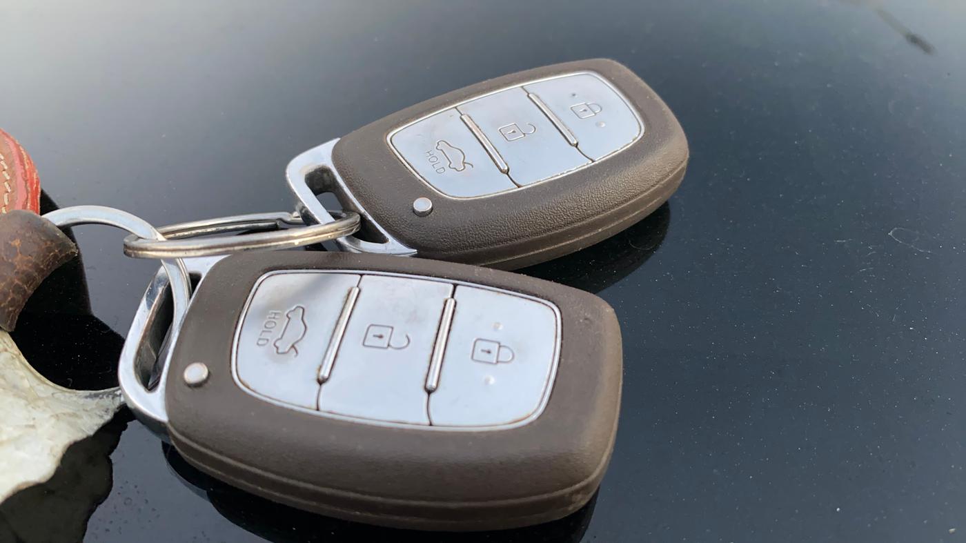 2023 Hyundai EXTER SX (O) CONNECT, Petrol, Manual, 40,524 km, Key Close Up