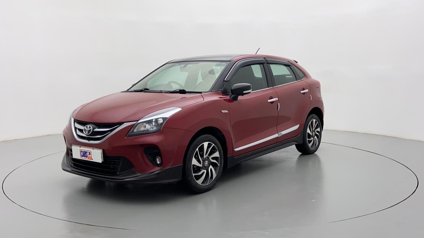 2019 Toyota Glanza V CVT, Petrol, Automatic, 42,529 km, Left Front Diagonal