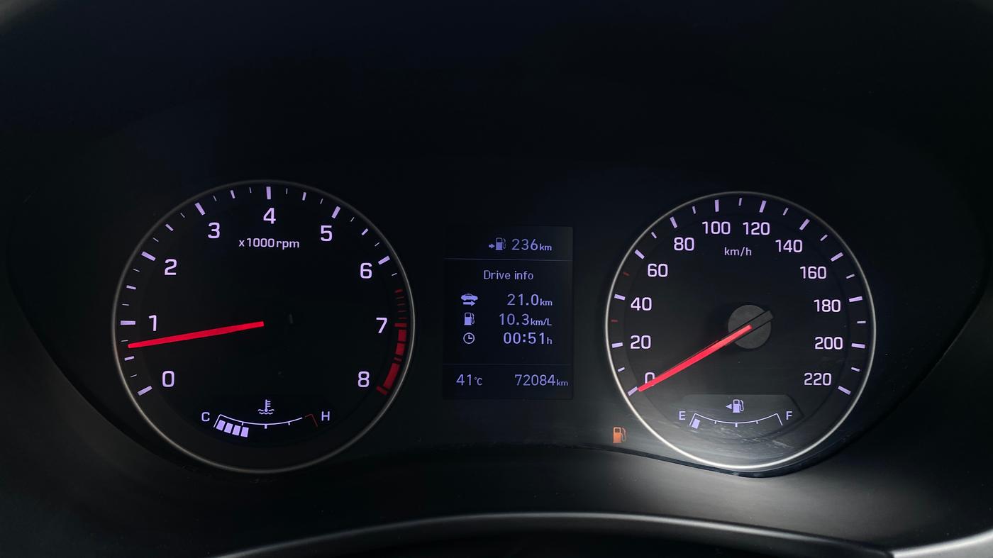 2019 Hyundai Elite i20 ASTA 1.2 (O), Petrol, Manual, 72,110 km, Odometer Image