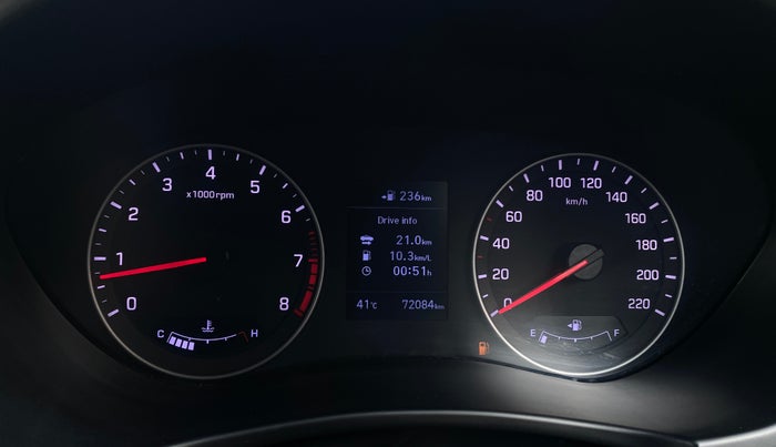 2019 Hyundai Elite i20 ASTA 1.2 (O), Petrol, Manual, 72,063 km, Odometer Image