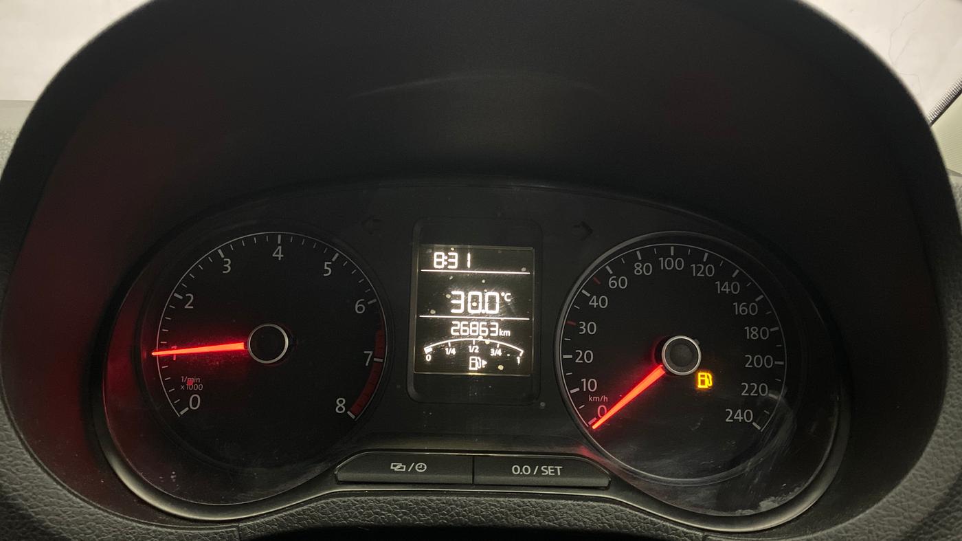 2021 Volkswagen Polo TRENDLINE 1.0L, Petrol, Manual, 26,862 km, Odometer Image