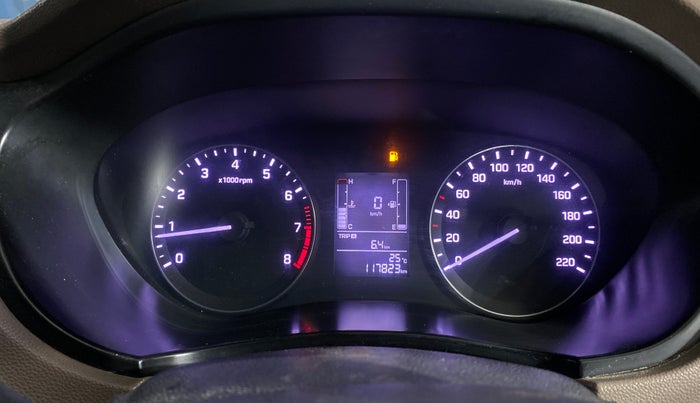 2017 Hyundai Elite i20 SPORTZ 1.2, Petrol, Manual, 1,17,819 km, Odometer Image