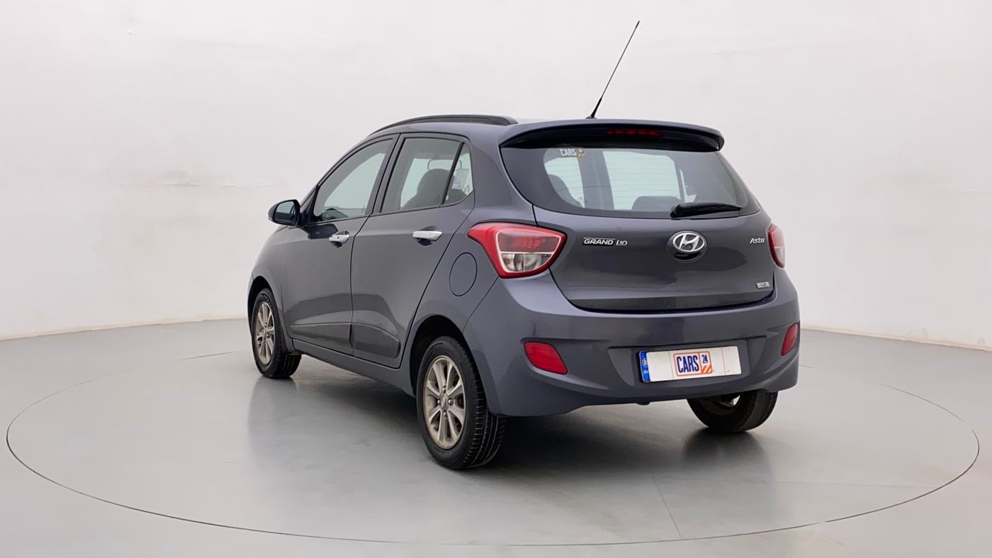 2015 Hyundai Grand i10 ASTA (O) 1.2 KAPPA VTVT, Petrol, Manual, 26,744 km, Left Back Diagonal