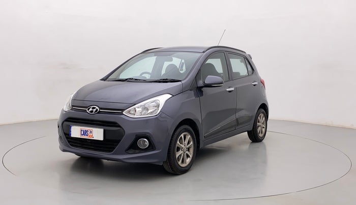 2015 Hyundai Grand i10 ASTA (O) 1.2 KAPPA VTVT, Petrol, Manual, 26,744 km, Left Front Diagonal