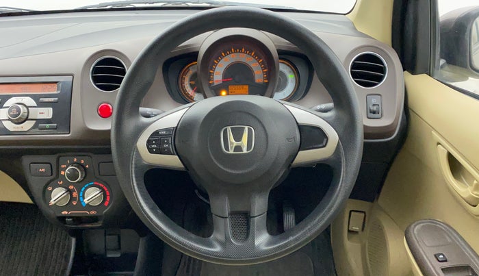 2012 Honda Brio S MT, Petrol, Manual, 26,569 km, Steering Wheel Close Up