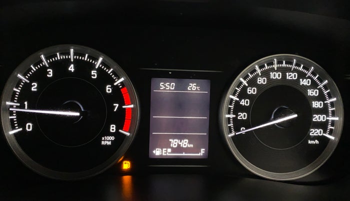 2022 Maruti Baleno DELTA PETROL 1.2, Petrol, Manual, 7,738 km, Odometer Image