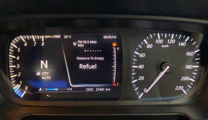 2023 Tata PUNCH CREATIVE  AMT, Petrol, Automatic, 21,477 km, Odometer Image