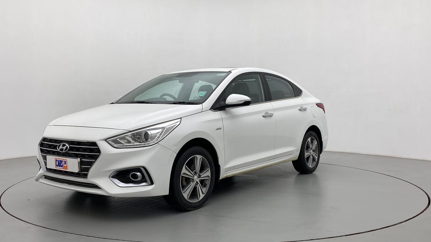 2020 Hyundai Verna 1.6 VTVT SX + AT, Petrol, Automatic, 69,924 km, Left Front Diagonal
