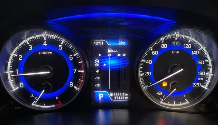 2019 Maruti Baleno ZETA CVT PETROL 1.2, Petrol, Automatic, 57,289 km, Odometer Image