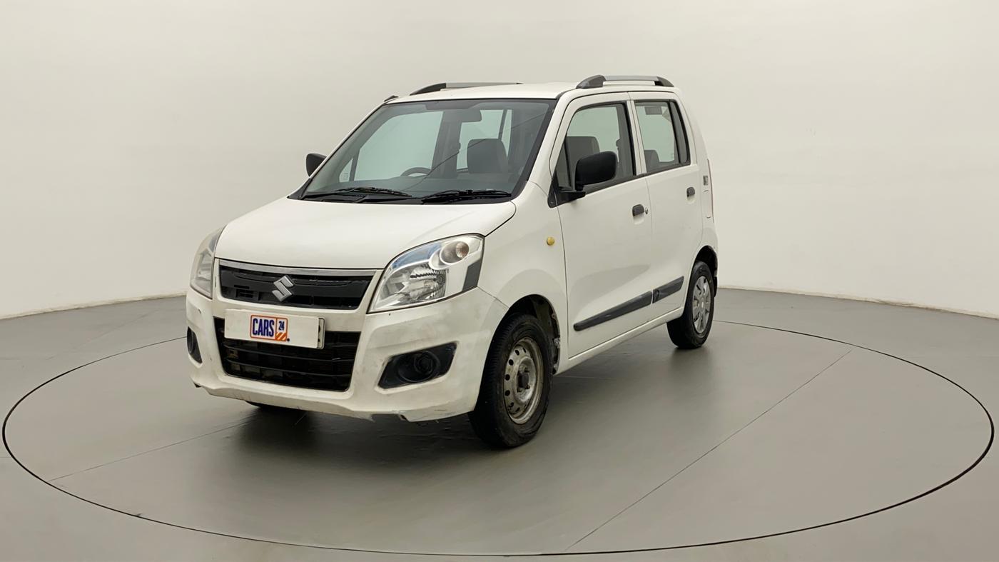 2017 Maruti Wagon R 1.0 LXI CNG, CNG, Manual, 80,667 km, Left Front Diagonal