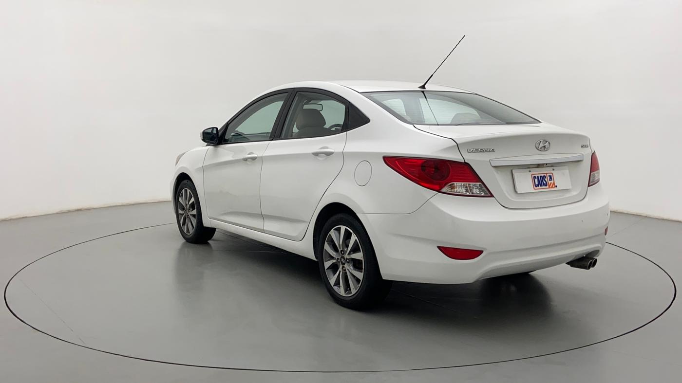 2014 Hyundai Verna FLUIDIC 1.6 VTVT SX AT, CNG, Automatic, 38,034 km, Left Back Diagonal