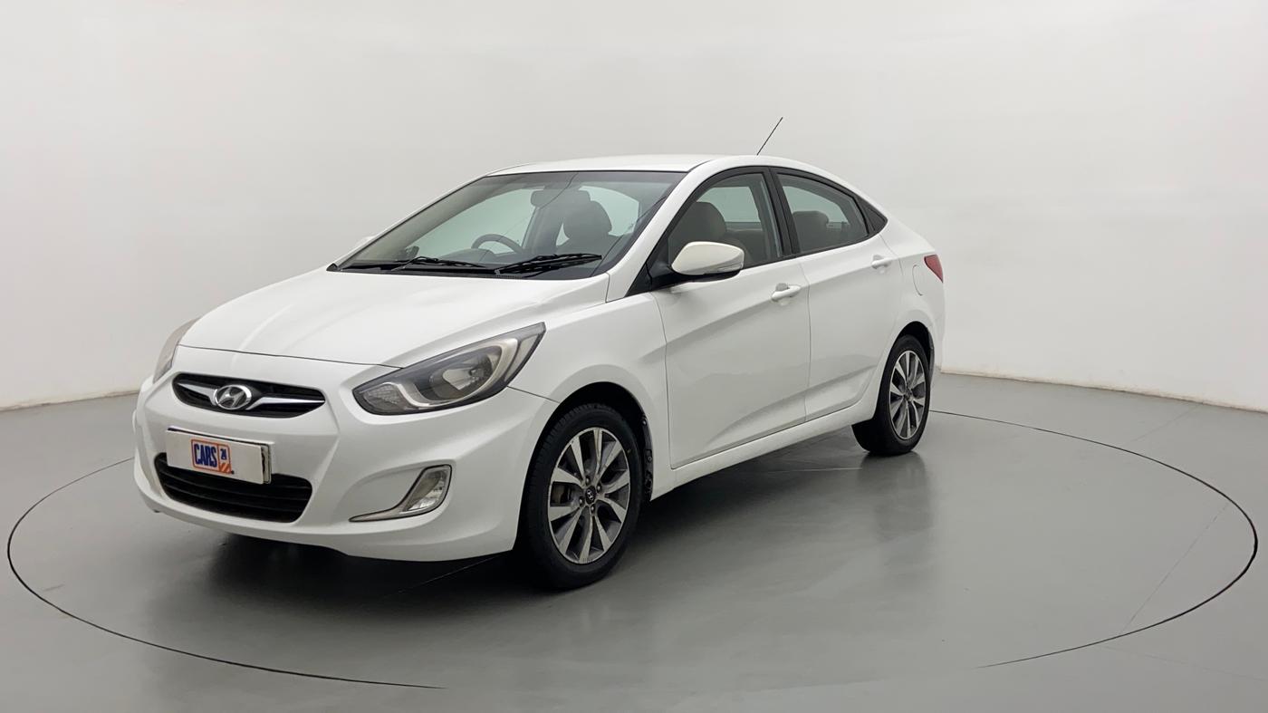 2014 Hyundai Verna FLUIDIC 1.6 VTVT SX AT, CNG, Automatic, 38,034 km, Left Front Diagonal
