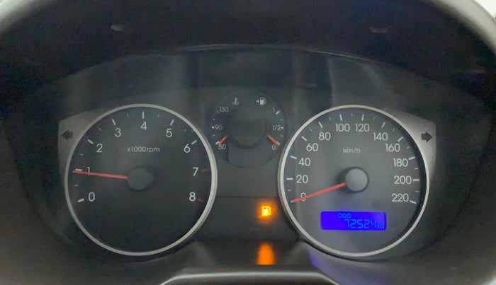 2011 Hyundai i20 MAGNA (O) 1.2, Petrol, Manual, 72,523 km, Odometer Image