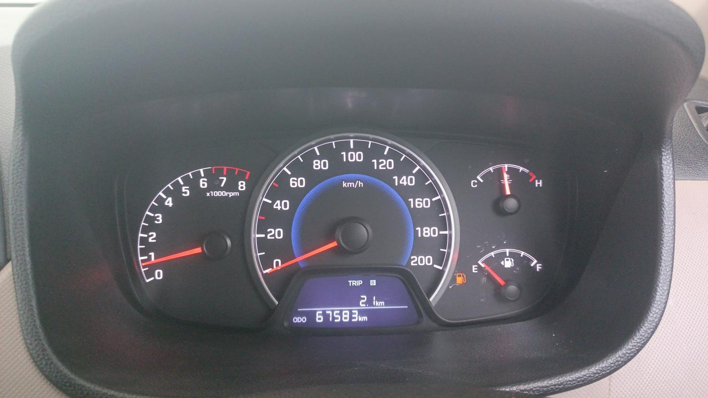 2015 Hyundai Grand i10 SPORTZ 1.2 KAPPA VTVT, Petrol, Manual, 67,581 km, Odometer Image