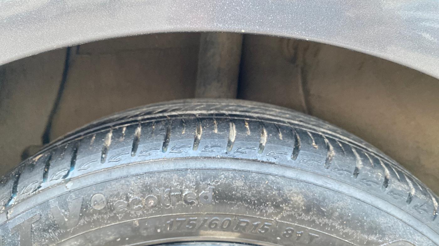 2021 Hyundai AURA SX 1.2 (O), Petrol, Manual, 85,380 km, Right Rear Tyre Tread