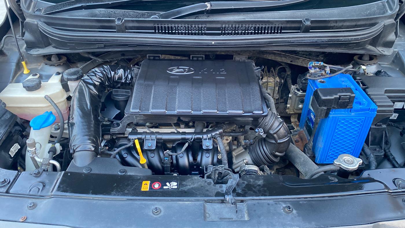 2021 Hyundai AURA SX 1.2 (O), Petrol, Manual, 85,380 km, Engine View