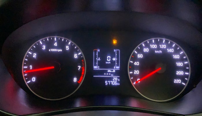 2018 Hyundai Elite i20 MAGNA EXECUTIVE 1.2, Petrol, Manual, 57,854 km, Odometer Image