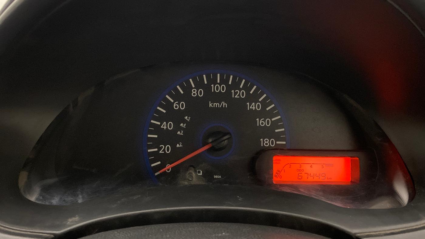 2017 Datsun Go T, Petrol, Manual, 67,407 km, Odometer Image