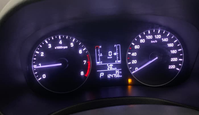 2018 Hyundai Creta SX AT 1.6 PETROL, Petrol, Automatic, 1,24,756 km, Odometer Image