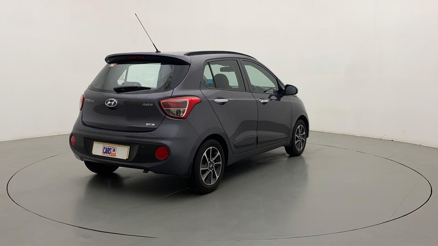 2017 Hyundai Grand i10 ASTA 1.2 KAPPA VTVT, CNG, Manual, 77,988 km, Right Back Diagonal