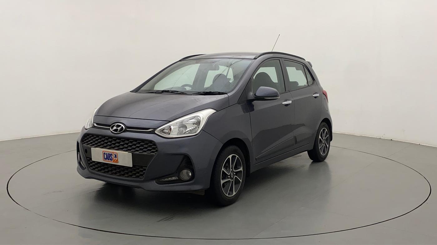 2017 Hyundai Grand i10 ASTA 1.2 KAPPA VTVT, CNG, Manual, 77,988 km, Left Front Diagonal