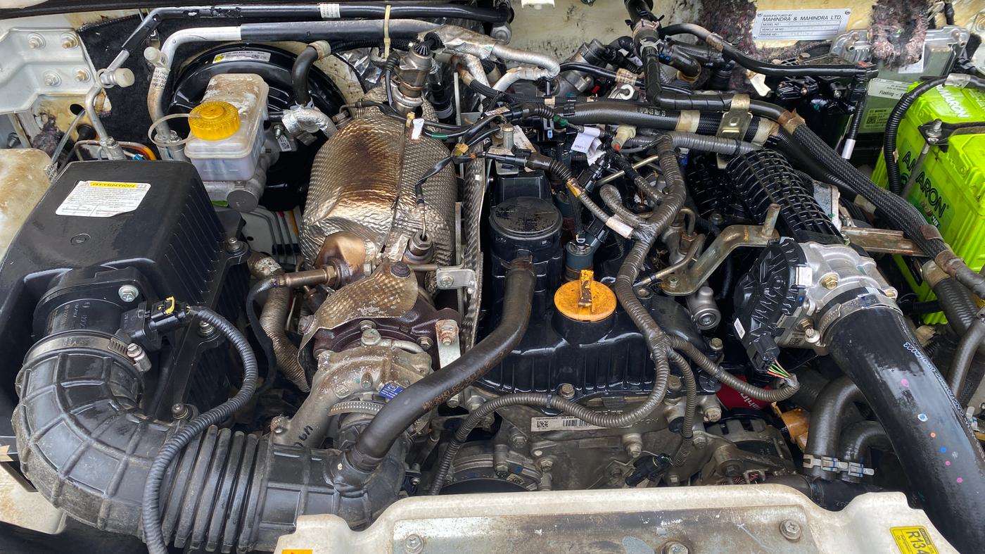 2023 Mahindra Bolero B6 (O), Diesel, Manual, 29,769 km, Engine View