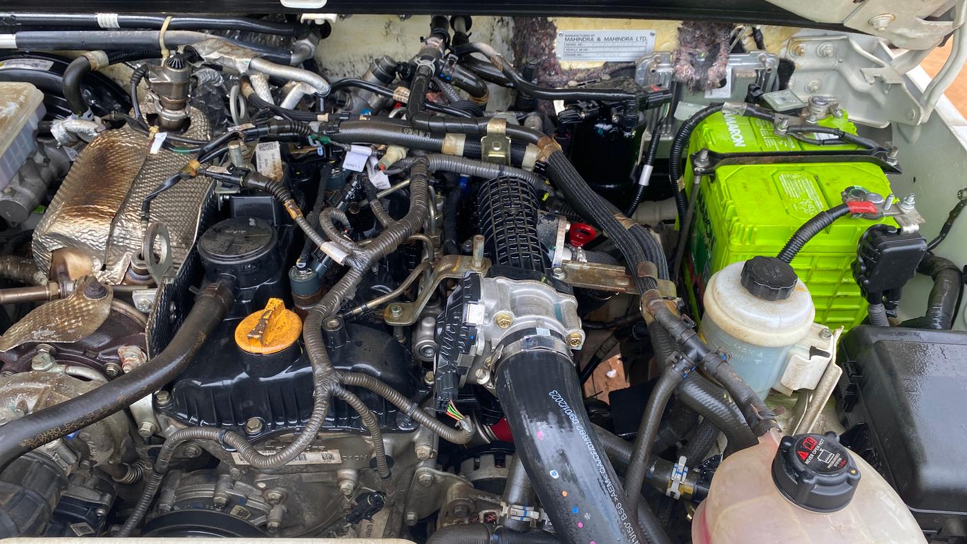 2023 Mahindra Bolero B6 (O), Diesel, Manual, 29,769 km, Engine View - Left