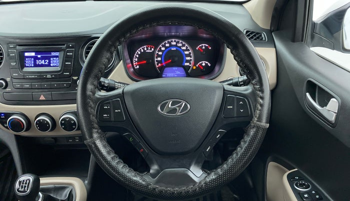 2016 Hyundai Grand i10 ASTA 1.2 (O) VTVT, Petrol, Manual, 39,995 km, Steering Wheel Close Up