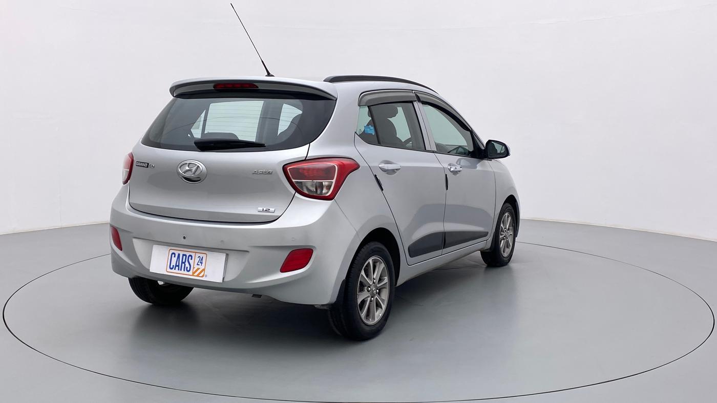 2016 Hyundai Grand i10 ASTA 1.2 (O) VTVT, Petrol, Manual, 39,995 km, Right Back Diagonal