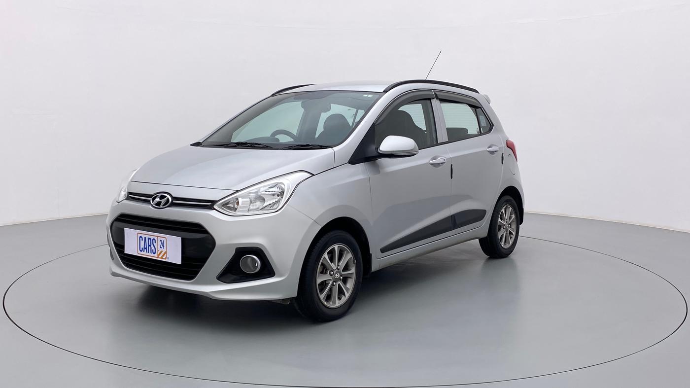 2016 Hyundai Grand i10 ASTA 1.2 (O) VTVT, Petrol, Manual, 39,995 km, Left Front Diagonal