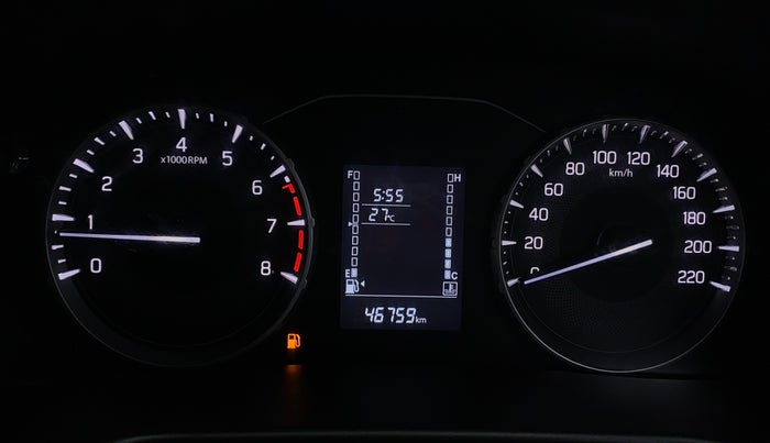 2024 Maruti BREZZA VXI, Petrol, Manual, 46,755 km, Odometer Image