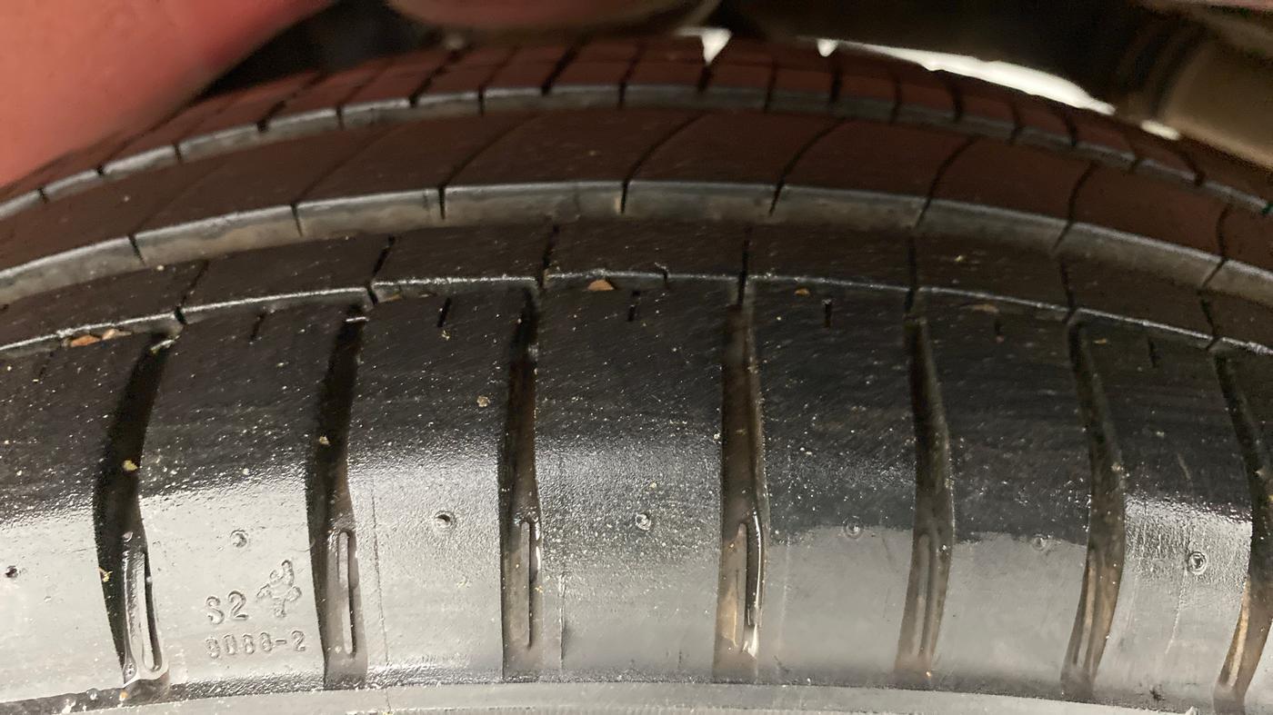 2009 Maruti A Star VXI, Petrol, Manual, 63,522 km, Left Rear Tyre Tread